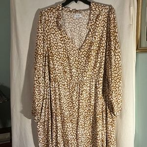 Animal print dress